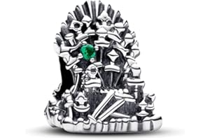 Feitery Spider Charm Throne Bracciale Pandora compatibile Ciondolo Donna Argenteo Regalo di San Valentino