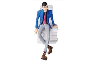LUPIN - BANPRESTO Figura Statua LUPIN THE THIRD 16cm GIACCA BLU (Versione A) Serie CREATOR X CREATOR Part 5 Originale BANPRESTO