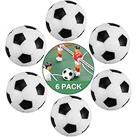 ZAWTR Calcio Balilla, 6 Pezzi Palline Calcio Balilla Mini 32mm, Palline per Calcio Balilla Profesisonale per Bambini Adulti d