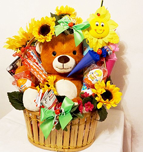 Preisvergleich Produktbild Kinderüberraschungs Geschenkkorb - schönes Weihnachtspräsent