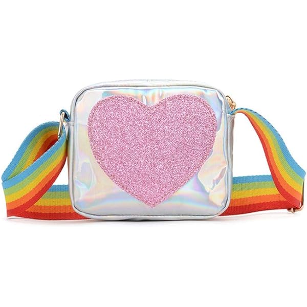 Sac à Main Lapin Peluche Pour Fille - Sac Bandoulière Mignon, 13x11cm, Parfait Pour 2-8 Ans
