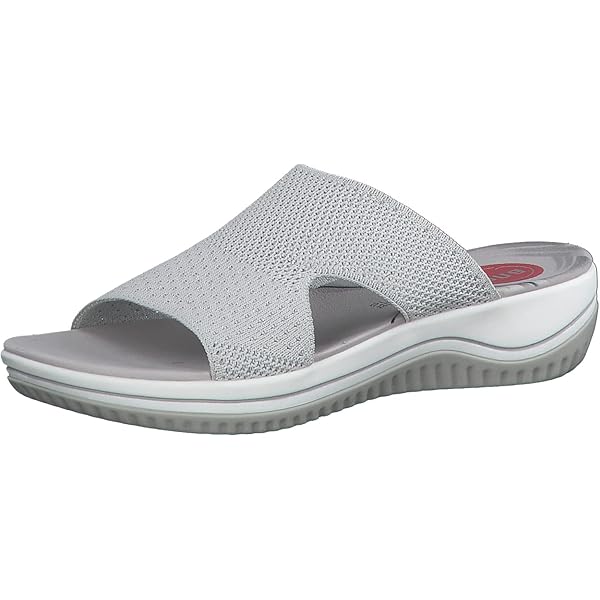 Jana Softline 8-28769-42 400 Beige Comfortabele extra brede alledaagse schoen, feestelijk, elegant, platte sandalen, 40 EU breed, beige, 40 EU Breed