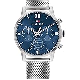 Tommy Hilfiger Mężczyźni Sullivan Zegarek, Niebieski, 44 mm