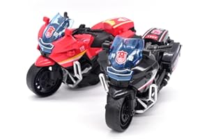 KreEzi Motorcycles Toy, Moto Giocattolo da Collezione, Simulation Alloy Motorcycle Model, Decorazione Moto, for Kids Gifts Collection Motorcycle Toys Model - 2PCS