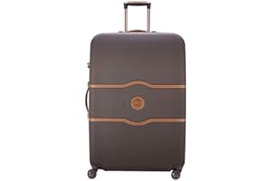 DELSEY PARIS - Chatelet Air - Valise Grande Taille Rigide - 82x55x34 cm - 135 litres - XL - Chocolat