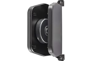 Schellenberg 50152 Enrouleur de sangle pour volet roulant pivotant, 5 m, 14 mm, Espacement de vis de 15,5 cm, sans sangle, marron