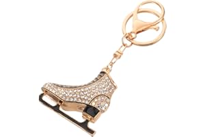 BESTonZON Exquisiter Schlüsselanhänger für Eiskunstlauf Kreativer Tragbarer Geldbörsenanhänger Einzigartiges Design für Schlüssel oder für Sportliebhaber