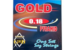 ETHNIC MUSICAL Short Saz Turkish Baglama 0,18 Saiten Pyramide Gold