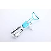 Ganesh Stainless Steel Hand Beater Multipurpose Mixer Blender for Coffee Hot Milk,Egg Beater, Hand Blender