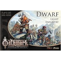 Caja De Infantería Pesada Enana Helada, 30 Miniaturas De Plástico Multiparte De 28 Mm, Para Juegos De Fantasía Y Rol, Sin Pintar Y Requieren Montaje