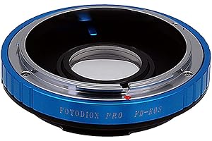 Fotodiox Pro Lens Mount Adapter Compatible with Canon FD & FL 35mm SLR Lens on Canon EOS (EF, EF-S) Mount D/SLR Camera Body - with Gen10 Focus Confirmation Chip and Built-in Aperture Control Dial