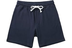 Amy Coulee Sporthose Herren Kurz Baumwolle Jogginghose Trainingshose 5,5" Sport Fitness Sweat Sommer Shorts mit Taschen