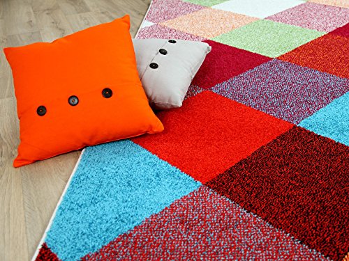 Designer Teppich Funky Karo Bunt in 4 Größen - 2