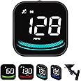 Car HUD Head Up Display, Universal KMH & MPH Digital GPS Smart Speedometer with Suction cup holder OverSpeed Alarm Fatigue Driving Warning USB Interface for All Vehicle