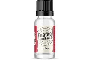 Foodie Flavours Natural Lychee Flavouring, High Strength - 15ml
