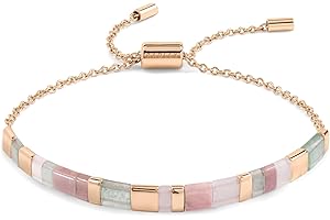 RADLEY 18ct Rose Gold Semi Precious Stone Friendship Bracelet