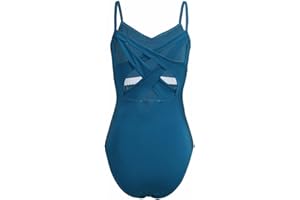 iiniim Femme Body Léotard de Ballet Danse Classique Adulte Fille Justaucorps Croisé Dos Nu Nuisette Maillot de Bain Triangle Bikini Costume Danse XS-XL