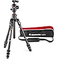 Manfrotto Befree GT XPRO Carbon Camera Tripod, 496 Centre Ball Head, Twist Lock System, 90 Degree Column, 200PL-PRO Plate, for DSLRs and CSC, Mirrorless, Macro Photography, MKBFRC4GTXP-BH