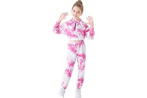 PATPAT Ensemble de vêtements pour filles - Haut à manches courtes et leggings - 2 pièces - Tenue de survêtement pour filles