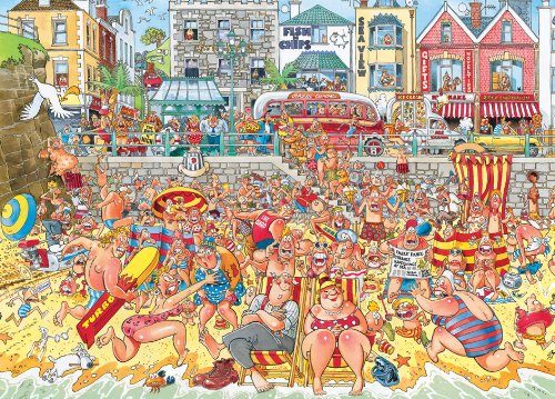 Wasgij High Tide Jigsaw Puzzle (500 Pieces)