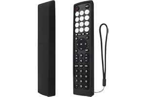 YIBICHIN Custodia Protettiva per Hisense VIDAA TV Originale Telecomando, EN2J36H EN2F36H ERF2S36H EN2D36H ERF2N36H Copertura Remota Antiurto, Antiscivolo - Nero