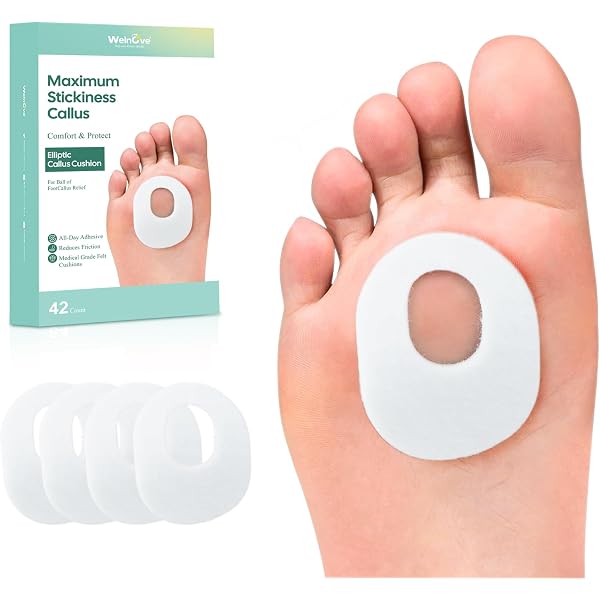Dr. Jills Gel U-förmige Hühneraugen-Pads – Selbstklebend, Wiederverwendbar Zur Behandlung & Vorbeugung