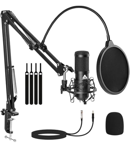 Sennheiser MKH40-P48 Cardioid Condenser Microphone Black : Amazon