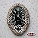 Produktbild OLILEIO A1Europäischen High-Grade Peacock Uhr kreative Wohnzimmer Clock Mode Kunst Diamond Wanduhr Silent Watch, 20 Zoll, Pure Blonde