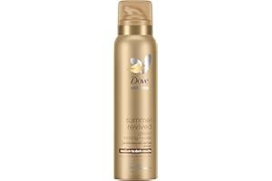 Dove Summer Revived Medium to Dark Gradual Tanning Mousse – Self-Tan with 48-Hour Hydration, Streak-Free & Lightweight Formula for a Natural-Looking Bronze Glow 150ml