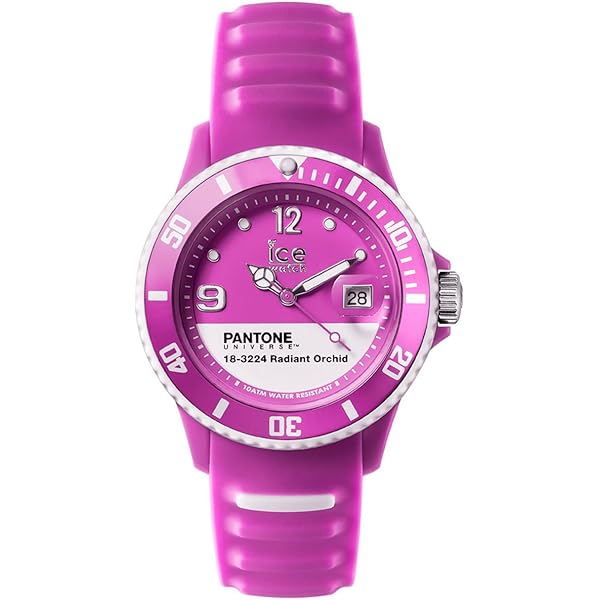Orologio Da Polso Donna TRES CHIC - Quadrante Argento Con Cinturino In Silicone Rosa E Cristalli - Foto 10
