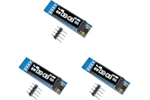 diymore-IOT 3 Stück 0.91" OLED-Display-Modul IIC I2C Serielle OLED Anzeige 128x32 3.3V/5V AVR PIC.