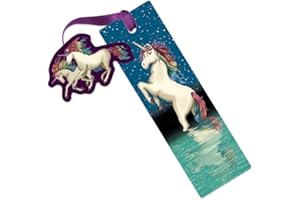 Lutz Mauder 16043 TapirElla Glitter-Lesezeichen Einhorn