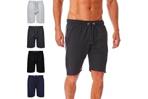 Iron Mountain Męskie spodenki z przędzy z odzysku, przyjazne dla środowiska, zapobiegający mechaceniu się, elastyczne, wygodne, polarowe, węgiel węglowy, rozmiar M