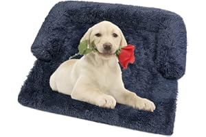 Vinnykud Tapis pour Chien en Peluche, Canapé Chien Grande Taille Coussin - Couverture pour Animaux de Compagnie avec Fermeture éclair, Idéal pour Panier Lit Chien, Niche, Voiture