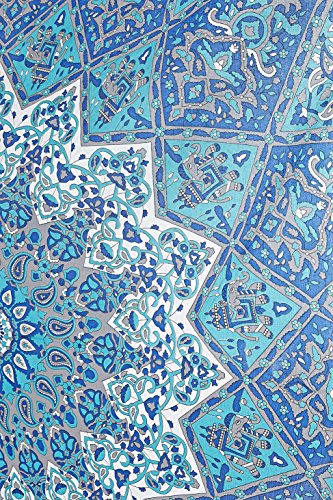 Psychedelic star design Mandala, Indian style wall hanging, individual bedding, bedroom decor