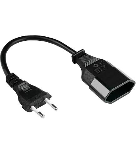 Rallonge électrique Courte Schuko 0,3m - IP44, Idéale Intérieur & Extérieur