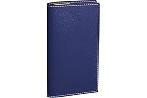 Quo Vadis - Collection : Club - REPERTOIRE ALPHABETIQUE 17 - Papier Blanc Clairefontaine - Couverture amovible rechargeable - Format 8,8x17 cm - Visuel Navy