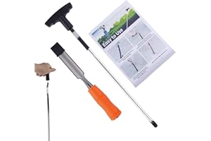 Gosknor Strumento per la Rimozione Dell'Impugnatura da Golf e del Nastro Adesivo Impugnature da Golf, Strumento per la Rimozione Dell'Impugnatura con Scanalatura a V Riparazione Durevole Accessori