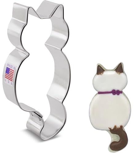Set Di 3 Formine Per Biscotti Gatto – Acciaio Inox, Per Halloween E Feste A Tema Animali