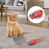 Busstier Uğur B&ouml;ceği Hareketli Kedi Oyuncağı, Otomatik Hareket Eden Uğur B&ouml;ceği Şeklinde Kedi Oyuncağı