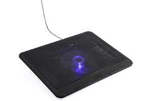 Diyeeni Laptop Cooler Pad Base with Super quiet fans,cooler master pad with Ergonomic stand,special USB hub design Cooler Pad durable lightweight(black)