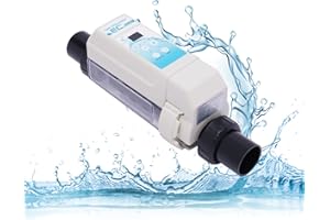 LIGHTAKAI Salzwasser Chlorator - 8G/H Salzanlage Pool Salzwasser Chlorinator Desinfektionsger t F r Schwimmbad Clear Salzwassersystem für bis zu 13209 Gallonen oberirdischen Pool