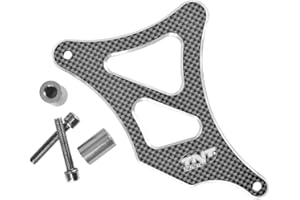 TNTTU Copripignone in alluminio, adattatore Am6, Imit Carbonio