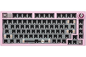 ‎EPOMAKER EPOMAKER x LEOBOG Hi75 KIT-Aluminiowa klawiatura mechaniczna, klawiatura do gier, programowalna, Hot-Swap, z przyciskiem przełącznika trybu, NKRO do Win/Mac