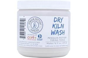 Penguin Pottery - Dry Kiln Wash - Just Add Water - Prevents Glaze from Sticking to Kiln Shelves