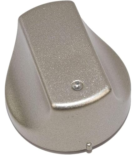 Spares2go Manopola Di Controllo Switch & Albero Per Stufe 61EDO 61EHDO BL ST WH Forno Cucina (argento, Confezione Da 2