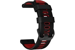 U-LIMVE Bracelet de Montre pour Garmin Forerunner 965/Forerunner 955/Forerunner 945/Forerunner 935, Bracelets de Remplacement en Silicone Souple 22mm