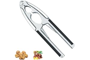 YunZCHENSH Nutcracker Stainless Steel Walnut Opener Tool Heavy Duty with Non-Slip Handle Walnut Cracker for Walnut All Sorts of Nuts Shell Seafood