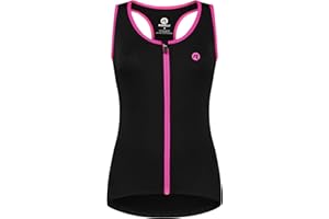 Rogelli Abbey Parada de Bicicletas Mujeres, Negro/Rosa