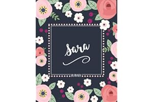 Sara: Diario Agenda Settimanale Datato con Calendario, Date da Ricordare, Obiettivi, Priorita’ e spazio Appunti per i tuoi Pensieri! Weekly Planner 12 Mesi, Settimana su Due Pagine.